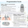3 Pieces Telecommande Portail, 433,92 MHz Telecommande Porte de Garage, Télécommande C@me Compatible Avec 433,92 MHz Telecommand