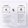 Utopia Bedding Housse de Couette 240x260 cm avec 2 Taies d'oreiller 65x65 cm (Blanc) - Parure de Lit 240 x 260 cm - Ensembles de