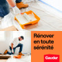 GAUDER Bâche de protection peinture, plastique (6 pièces, 4x5m, 120 m²) | Bâche plastique transparente et résistante pour travau