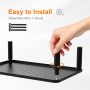 GRIFEMA GB1051 Rehausseur Écran PC Bureau, Hauteur Réglable | Élévateur Écran PC 3 Hauteurs, pour Moniteur, Ordinateur Portable 