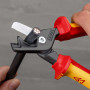 Knipex StepCut XL Coupe-câbles avec coupe par étapes poignée, 95 18 225 | Isolante bi-matière, certifiée VDE 225 mm