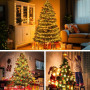 DWDHYEAN Lot de 30 Guirlande Lumineuse LED Mini Guirlande a Pile 1M 10 Fil de Cuivre Intérieur et Extérieur Décoration Lumière p