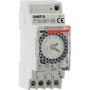 VEMER VP879100 Duet-D – Interrupteur Horaire électromécanique, Minuterie Journalière Programmable, 2 Modules DIN, Relais 16A, 23