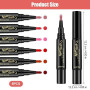 BUTBU Stylo Vernis à Ongles 6 Couleurs, Stylo Nail Art Ongle Pour Femmes | Coffret De ÀOngles Longue Tenue Et Séchage Rapide, St