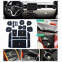 GAFAT Suzuki Ignis 2017-2024 2025 Tapis Antidérapants pour Console Centrale, Ignis 2025 Tapis en Caoutchouc Porte-Gobelet, Boîte