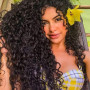 RICHAIR - Tissage Bresilien Boucle 8 Pouces(20.32cm),Tissages Cheveux Humain Lot 3 Pieces,Meches Bresiliennes Naturel Noir 50g/p