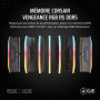 CORSAIR Vengeance RGB RS DDR5 32Go (2x16Go) Jusqu'à 6000MHz AMD Intel RAM | Mémoire pour Ordinateur de Bureau, Compatible AMD EX