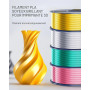 SUNLU PLA+ Silk Filament, Brillante Filament 3D en soie Métallique | Filament d'imprimante 3D SILK PLA PLUS haute résistance, Bo