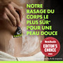 Gillette Labs Body + Intimate Rasoir Intime Homme, 8 Cartouches, Noir | Conçu pour le Rasage du Corps et du Pubis, Lames avec un