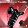 Anneau Vibrant Pénis Clitoridienne Sextoyse Couple Plaisir 4en1 Anneau Penien - Anneau Homme Sextoyse Femme Clitoridienne 9Mode