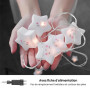 CozyHome Guirlande lumineuse intérieur étoile enfants - 20 LED blanc chaud | 6 mètres I Avec fiche I Guirlande lumineuse chambre