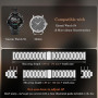 SeGinn Bracelet Métal pour Xiaomi Watch S5/5/S4/S4 Sport/2/2 Pro/S3/S1 Pro | Acier inoxydable 22 mm de remplacement pour Redmi W
