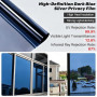 Film Fenêtre Intimité 100x500cm Film Miroir sans-Gêne pour Maison et Bureau | Protection Solaire et Isolation Thermique Auto-adh