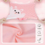AYBUY 8 Pièces Coton Boxer Fille, Enfants Coton Boxer, Confortable sous-vêtements pour Filles 3-11 Ans
