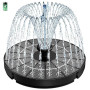 SZMP Fontaine Solaire Flottante 3.5W avec Batterie 2000mAh, Solaire Flottant Extérieur Fontaine Pompe Bassin Solaire avec 8 Buse