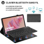 JADEMALL Coque Clavier pour Lenovo Tab Plus 11.5" 2024, AZERTY Français Clavier Magnétique Bluetooth sans Fil pour Lenovo Tab Pl