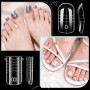 MELLIEX 152 Pièces Capsule Popit Ongle Kit, 5 Styles 15 Tailles Réutilisables Formes à Ongles en Polygel pour Mains & Pieds Débu