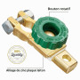 Spurtar Coupe Circuit Batterie 6V 12V 24V pour Borne Négative Conique, Vert | Coupe batterie voiture, Pour bornes 15-17mm, 125A,