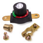 Primasage Coupe Circuit Batterie 12V-48V Coupe Batterie 180° Réglable | Coupe Batterie Voiture, contacts en laiton, boîtier nylo