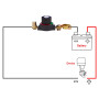 Primasage Coupe Circuit Batterie 12V-48V Coupe Batterie 180° Réglable | Coupe Batterie Voiture, contacts en laiton, boîtier nylo