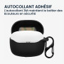 kwmobile Housse pour écouteurs Compatible avec JBL Tune Beam 2 - Coque de Protection en Silicone - Noir