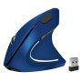 Souris ergonomique verticale sans fil 2,4 GHz, rechargeable, optique haute précision, réglable 800/1200/1600 DPI, pour ordinateu