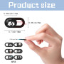 PRESSINART 6Pcs Couvercles Caméra Ordinateur Portable Glissière Protection Webcam Motif Panda Cache Caméra Smartphone Tablette M