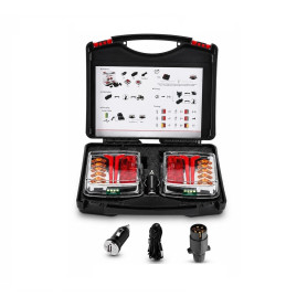 Kit de feux arrière magnétiques sans fil pour remorque 12–24 V - Kit de feux arrière LED R65