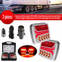 Kit de feux arrière magnétiques sans fil pour remorque 12–24 V - Kit de feux arrière LED R65