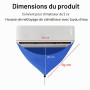 Kit de Nettoyage de Climatiseur,Housse de Nettoyage pour Climatiseur à Fixation Murale,Housse De Lavage pour Climatiseur,Housse 