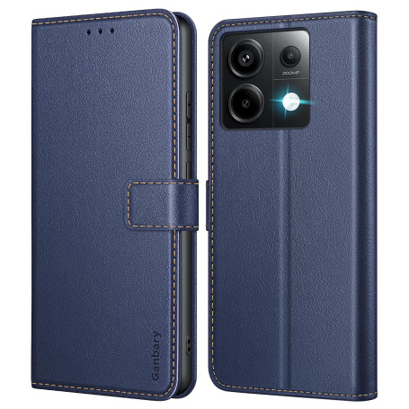 Ganbary Coque pour Xiaomi Redmi Note 13 Pro 5G (Pas pour 4G) / Poco X6 5G, [Housse en Cuir PU Premium] [Etui à Rabat] [Pochette 