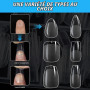 BUTBU 600pcs Capsule Americaine Ongle, 12 Tailles Faux Ongles Lon, Capsules Ongles Gel Couverture Complète pour Prothésiste Ongu
