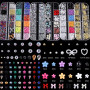 3500 Pièces Strass Ongle Nail Art, Bijoux Ongles Nail Art 3D Strass pour Ongle Avec Pince à Epiler et Stylo de Cueillette Strass