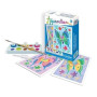 SentoSphère - AQUARELLUM MINI - PAPILLONS 4 PLANCHES - Kit peinture - Peinture Aquarellable Magique - A partir de 5 ans - fabriq