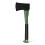 Amazon Basics Hache à Fendre pour Couper du Bois, 15 × 5.5 × 1.1 inches (L x W x H), Olive, Noir, Lot de 1