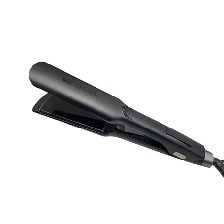 LISSARA Fer à Lisser Plaques Larges Titanium 250°C Cheveux Épais - Lissage Rapide Cheveux Longs et Volumineux, Wide Evolv Noir