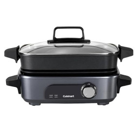 Cuisinart Cook In multicuiseur 5 en 1| Griller, saisir, cuire à la vapeur, mijoter et mitonner | Plaques et casseroles antiadhés