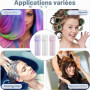 Alfven 3 pièces Flacon Applicateur de Couleur 160ml Reutilisierbar mit Graduierung für Haarfarbe und Öl Anwendung für kreatives 