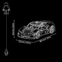 LEGO Technic Voiture Ferrari 488 Pista 42235 | Jouet pour garçon dès 9 ans, décoration gaming sur le sport automobile, moteur V8