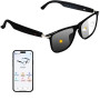 SUNSEATON Lunettes Connectées de Traducteur IA, Lunettes de Soleil Polarisées Bluetooth, Verres Photochromiques, Assistant Vocal