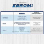 EBROM Câble batterie 5 mètres ROUGE H07V-K 25 mm² - câble batterie véhicule - 100% cuivre OFC - 5 m (5M) 25mm2