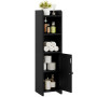 Lomojo Petite Armoire de Rangement pour Salle de Bain, Organiseur de Salle de Bain sur Pied pour Petits espaces, Fond d'angle ét