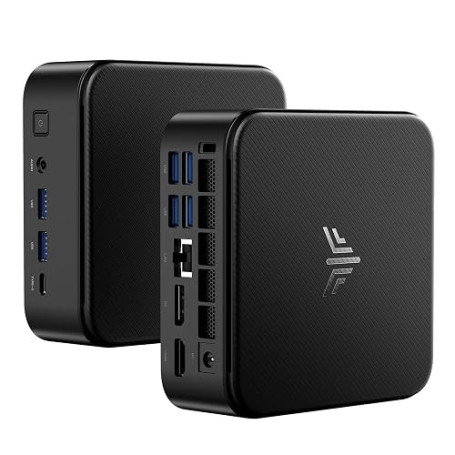 NiPoGi E3B Mini PC, ΑΜD Ryzen 5 7430U(6C/12T), 32Go(16Go*2) DDR4, 512Go SSD | Max 4.3GHz, W-11 PRO, WiFi 6 & BT 5.2, 4K Triple D