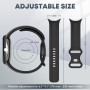 SenMore 6 Pièces Bracelet Compatible avec Google Pixel Watch 3 45mm/Watch 4 45mm