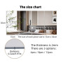 Lot de 4 miroirs autocollants pour murs, miroirs rectangulaires en acrylique HD, sans verre, incassable, pour maquillage, entraî