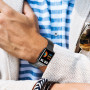PaceBid Métal Bracelet pour Xiaomi Redmi Watch 2 Lite, Avec Métal Cadre | Acier Inoxydable Métal Avec Cadre Bracelet Taille Ajus