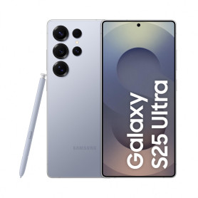 Samsung Galaxy S25 Ultra 5G AI Smartphone (Titan Silverbleu, 12 Go de RAM, 256 Go de stockage), appareil photo 200 MP, S-Pen inc