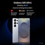 Samsung Galaxy S25 Ultra 5G AI Smartphone (Titan Silverbleu, 12 Go de RAM, 256 Go de stockage), appareil photo 200 MP, S-Pen inc