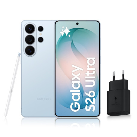 Samsung Galaxy S26 Ultra, Smartphone Android 5G avec Galaxy AI, 1 to, Chargeur Secteur Rapide 25W Inclus, Smartphone déverrouill
