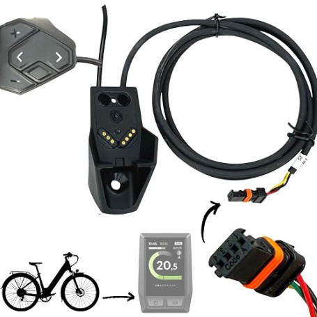 F26 Support d'affichage KIOX original + unité de changement de vitesse pour vélo électrique, unité de commande, bouton-poussoir,